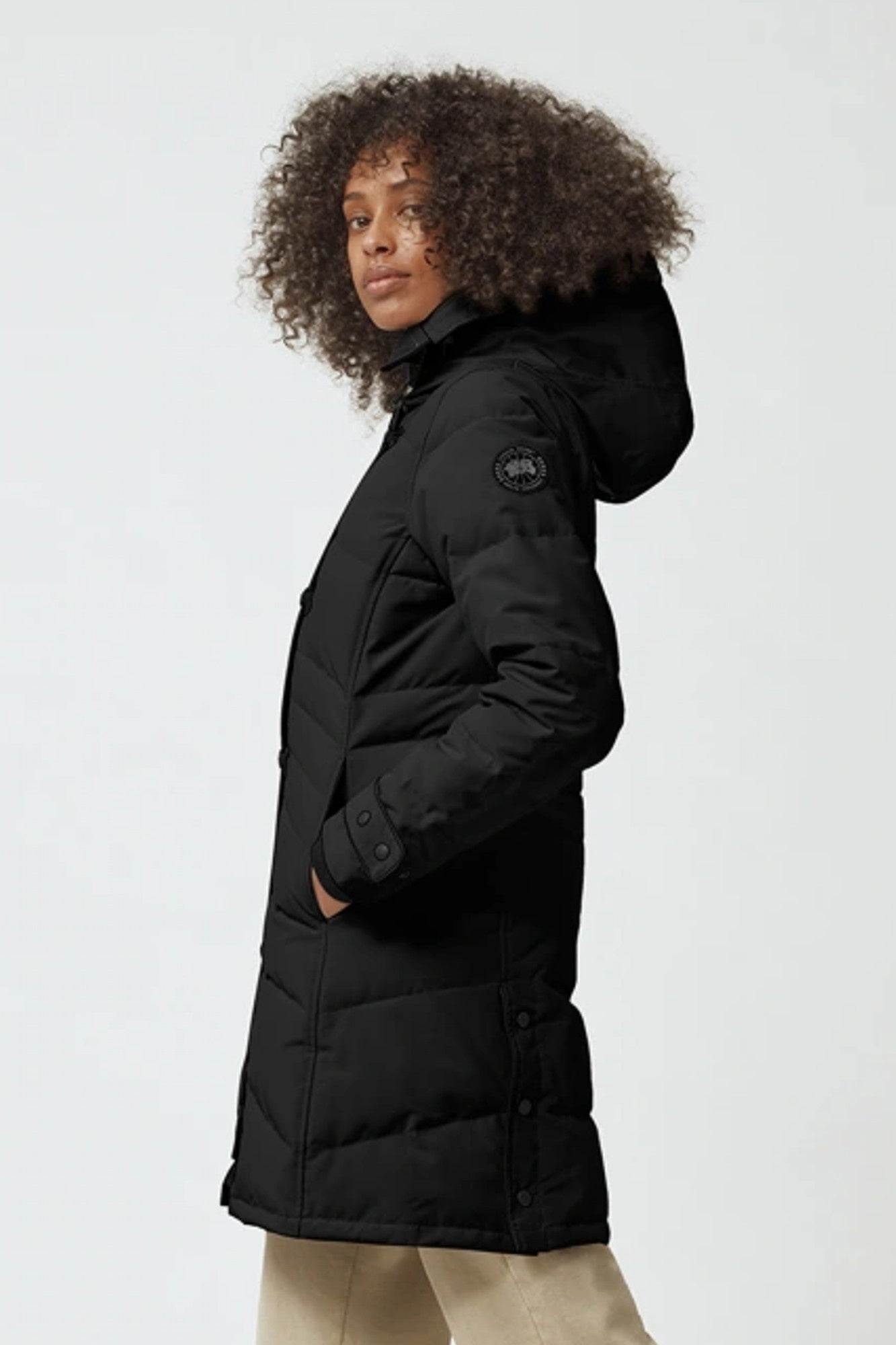 Lorette Parka Womens Black Canada Goose CANADA GOOSE Women's