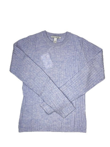 Autumn Cashmere Rib Crew in Crocus Cashmere