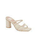 Dolce Vita Patsi double cross strap heel in  Ivory Leather