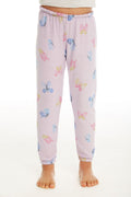 Chaser Girls Cozy Knit Lounge Pant in Posy