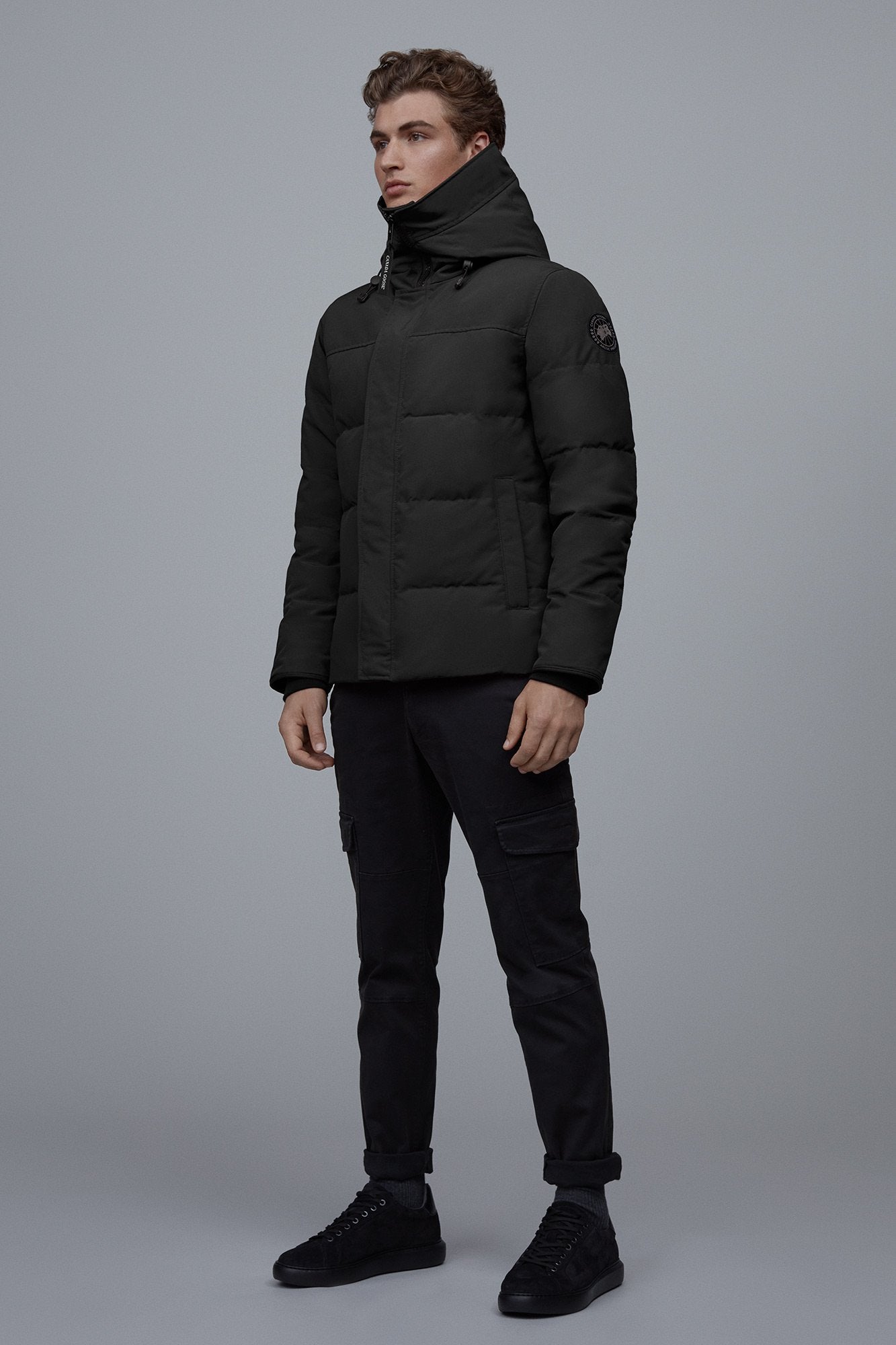 Canada goose macmillan parka black label graphite top