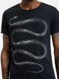 John Varvatos Snake Bones Tee - Black