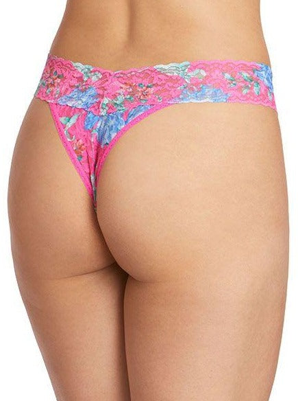 hanky panky low rise thong in electric garden