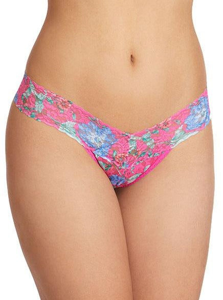 hanky panky low rise thong in electric garden
