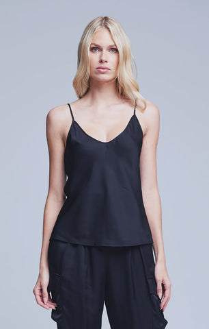L'AGENCE Lexi Solid Camisole in Black