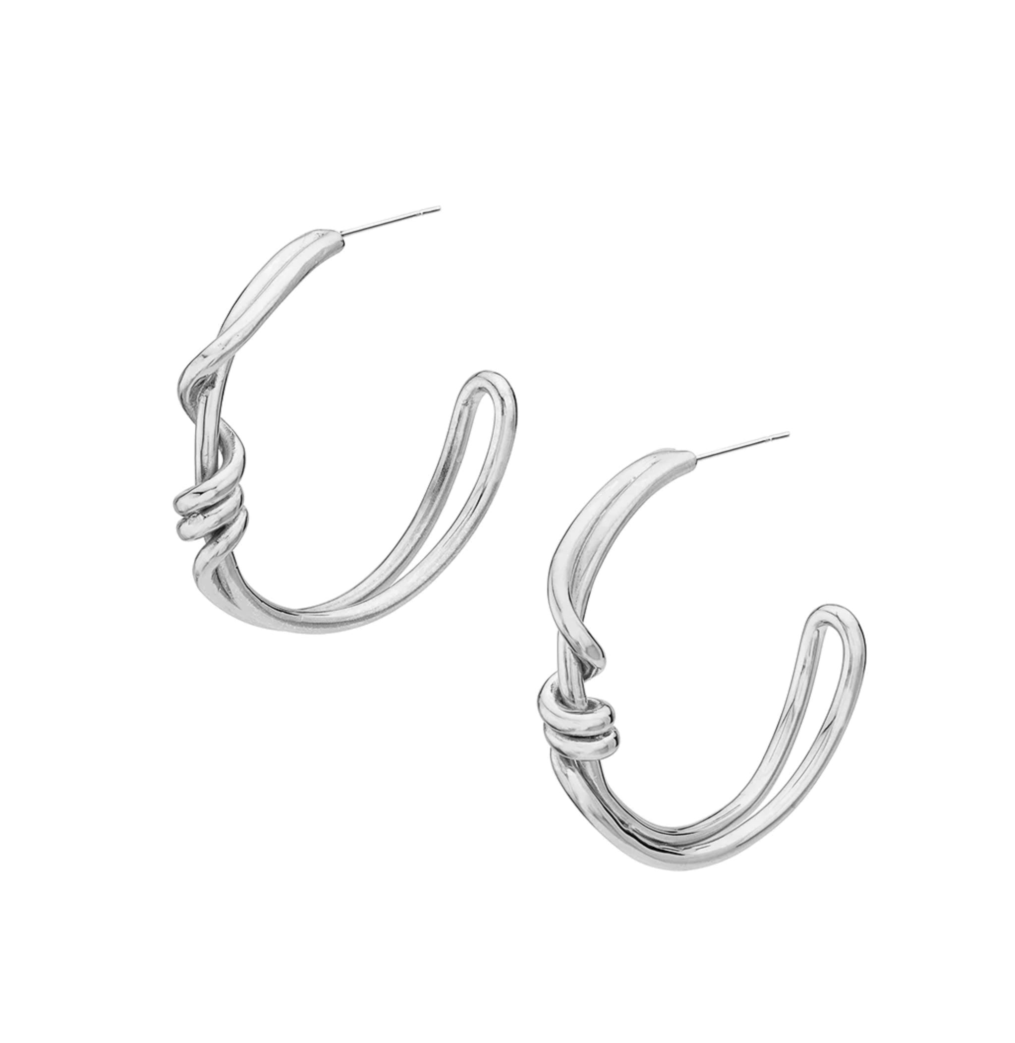 SOKO Miji Hoops in Silver