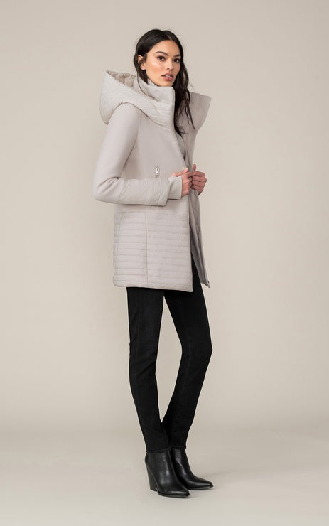 Soia&Kyo Avery-N Mixed Media Coat