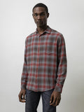 Rails Men's Brushed Lennox L/S - Raven Garnet