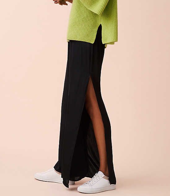 Stark Side Slit Silk Pant