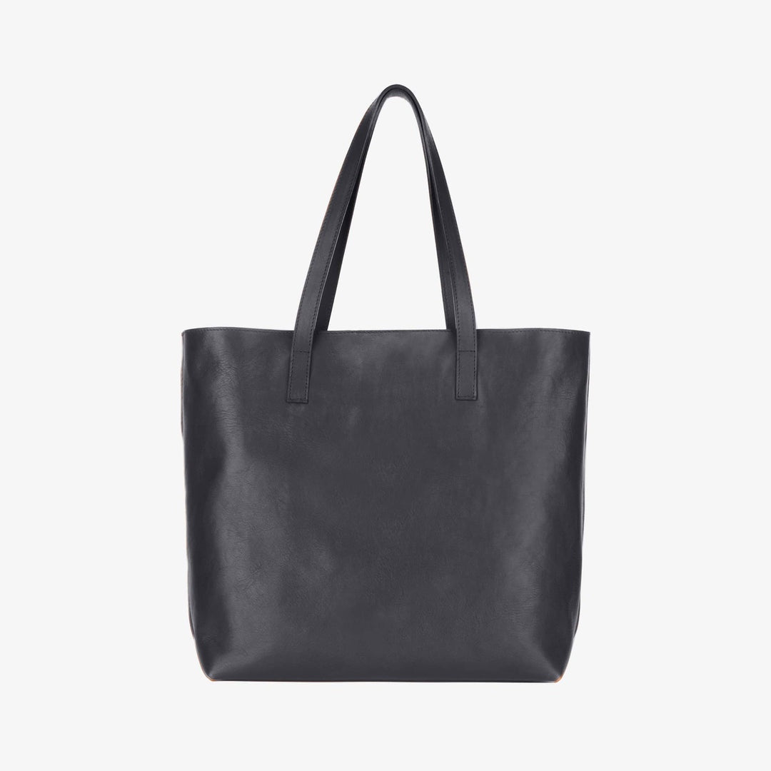 Brave Kynlee Leather Tote in  Black Vachetta
