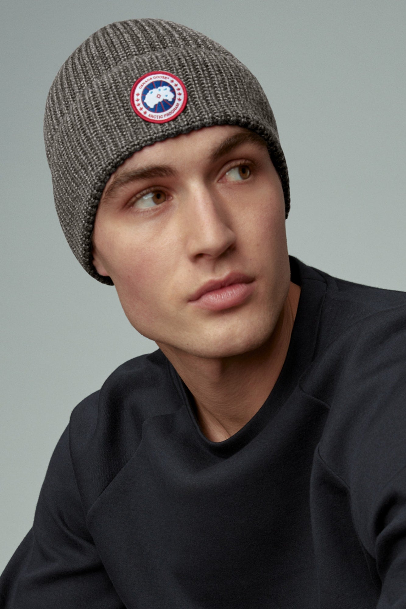 Canada Goose Rib Toque - Heather Grey