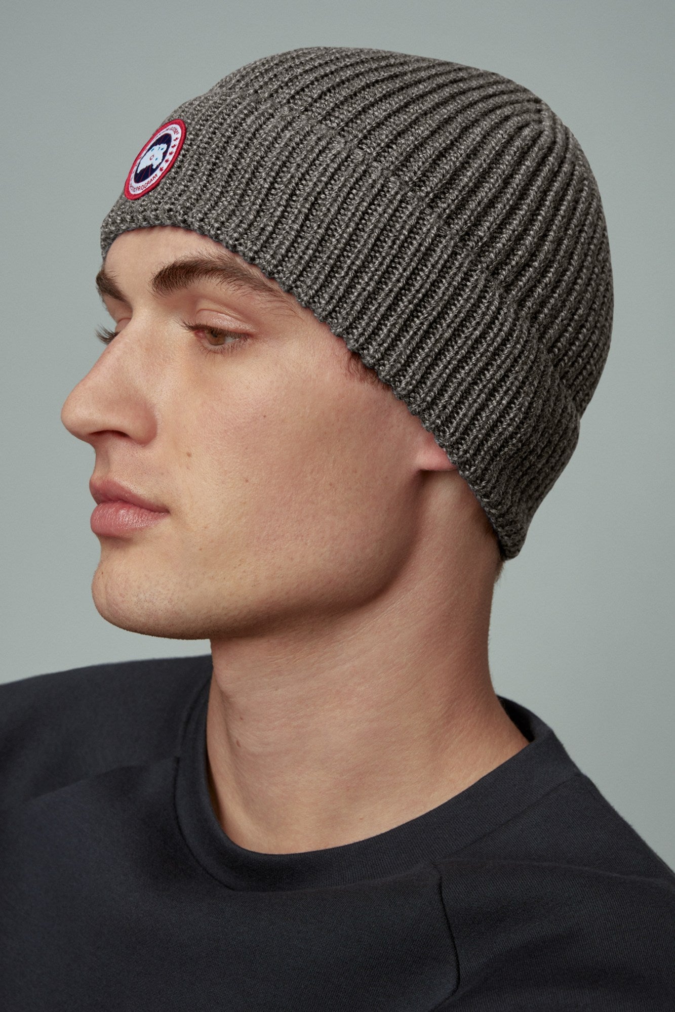 Canada Goose Rib Toque - Heather Grey