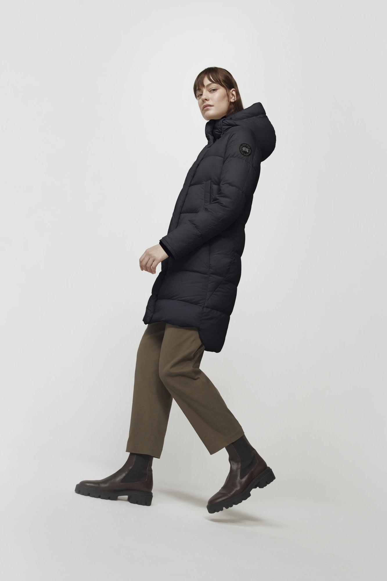 Canada Goose Women's Alliston  Coat Black Label - Black