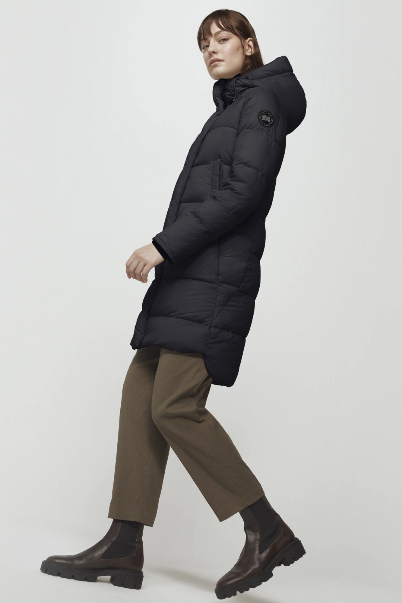 Canada Goose Women's Alliston  Coat Black Label - Black