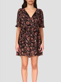 Sanctuary Bloom short sleeve dress in Dusk Floral