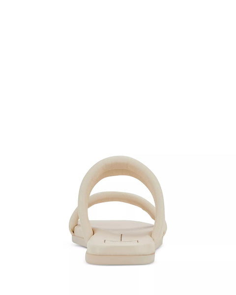 Dolce Vita Adore Italian-Made Low Slide in ivory leather