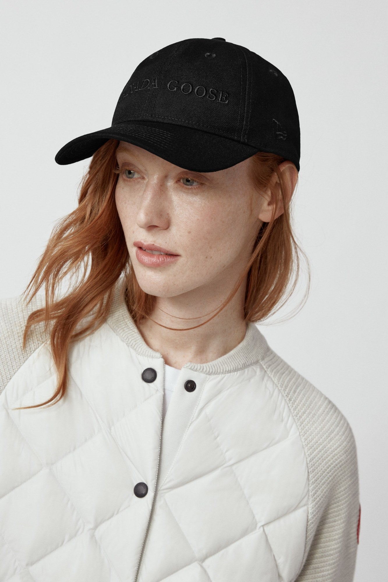 Canada Goose Wordmark Adjustable Cap -  Black