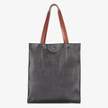Brave Giovana Nappa Leather Tote in Black Cervo