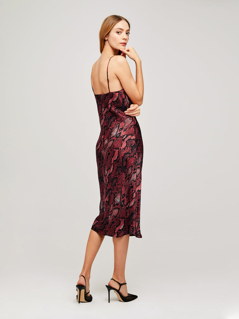 L'AGENCE Jodie V-Neck Slip Dress in Garnet/Blk – manhattan casuals L'AGENCE Jodie V-Neck Slip Dress in Garnet/Blk – manhattan casuals