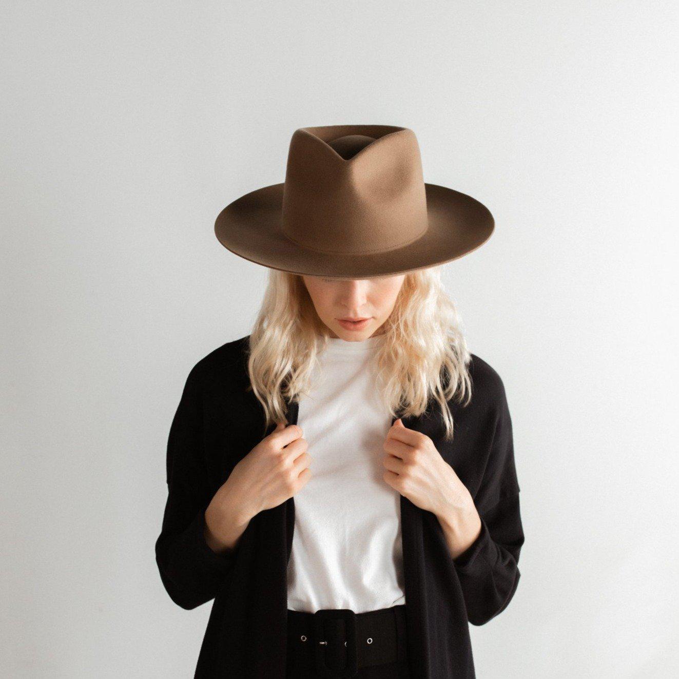 Gigi Pip Zephyr Rancher hat in Brown