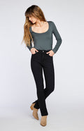 Gentle fawn Iris Ecovera Long Sleeve Top in Spruce