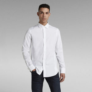 G-STAR Dressed Stretch Super Slim L/S Shirt  - White