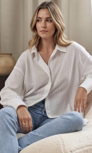 Charli Masha 100 Percent Cotton Shirt in White