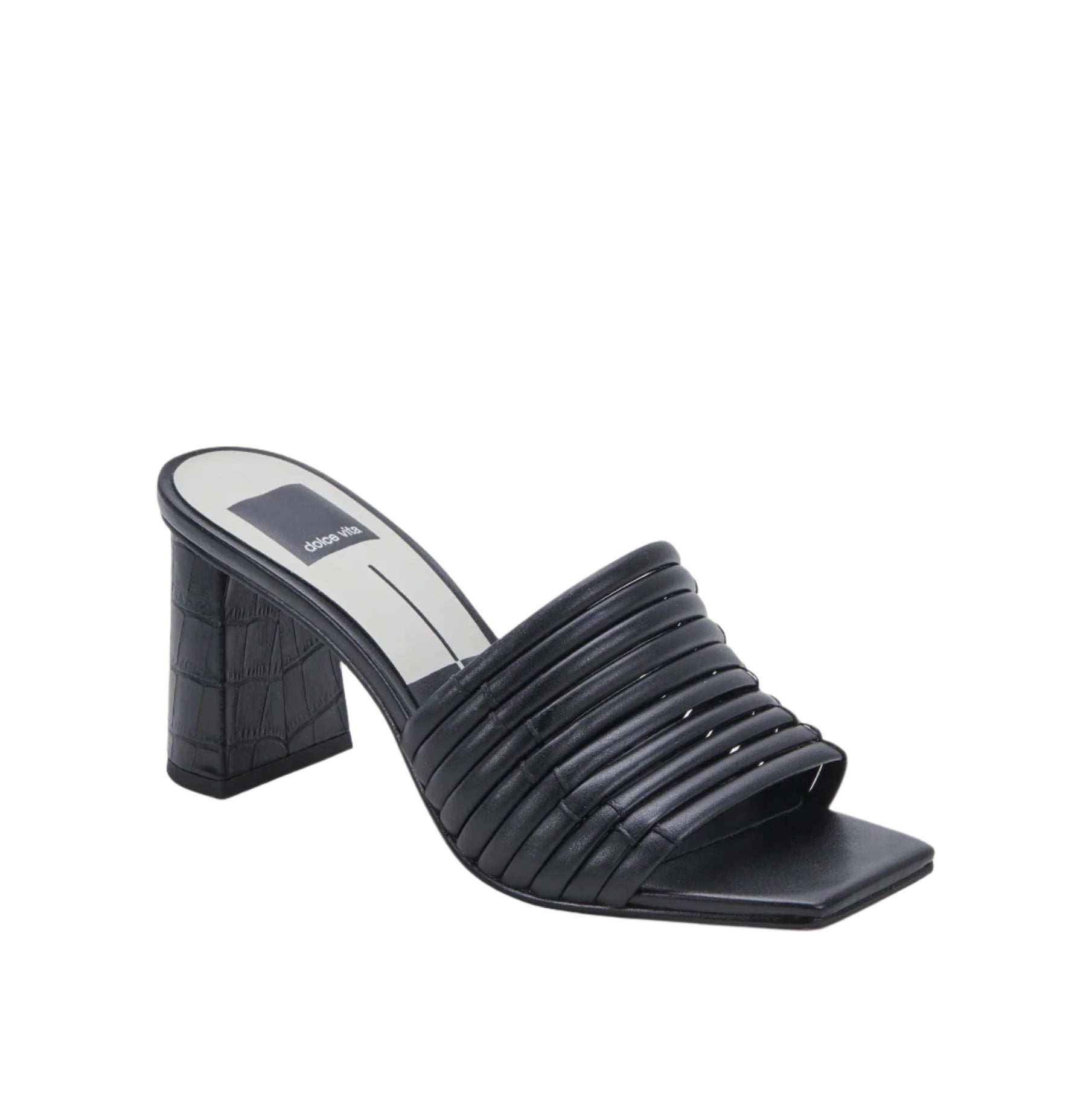 Dolce Vita Priana Multi Strap Heel in Black