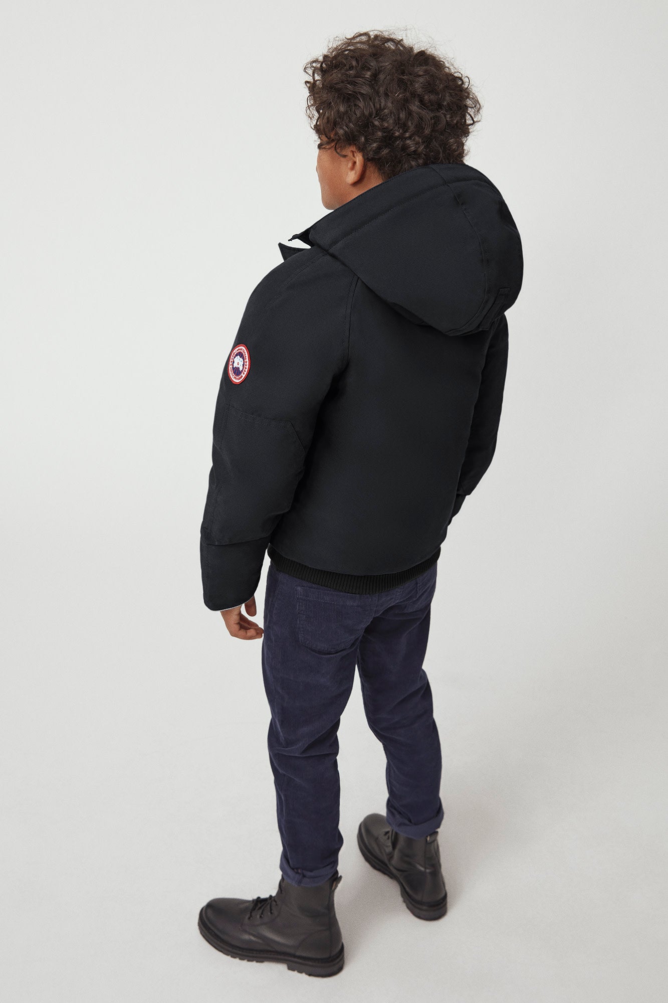 Canada Goose Youth Rundle Bomber Black manhattan casuals