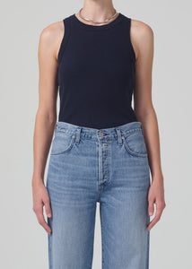 Isabel Rib Tank in Navy – Citizens of Humanity