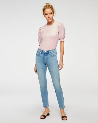 7 For All Mankind Peggy hi rise tapered jean in Ventana
