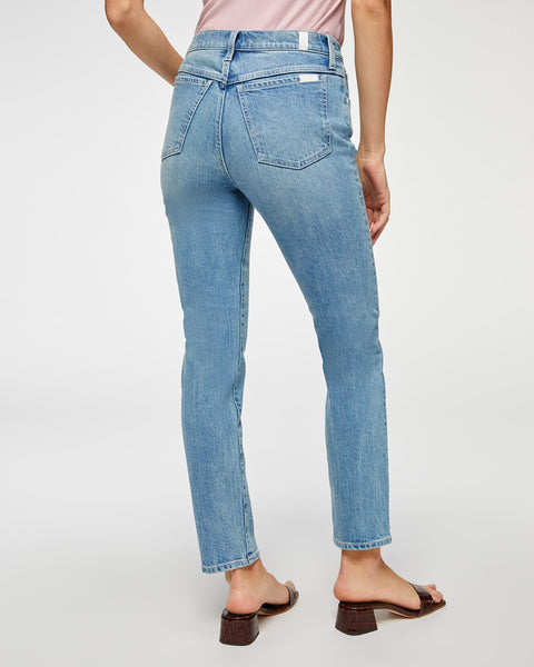 7 For All Mankind Peggy hi rise tapered jean in Ventana