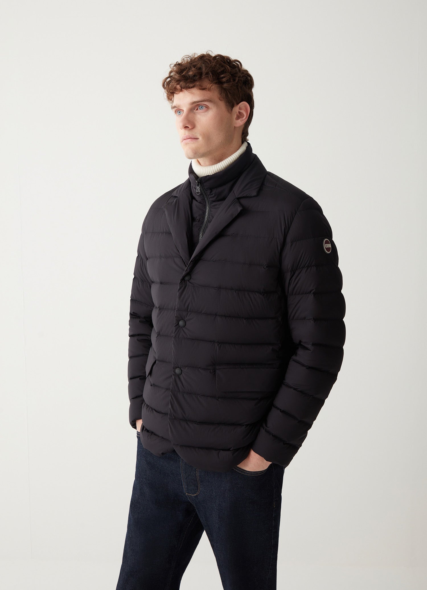 COLMAR Feather Stretch Blazer with Bib - Black
