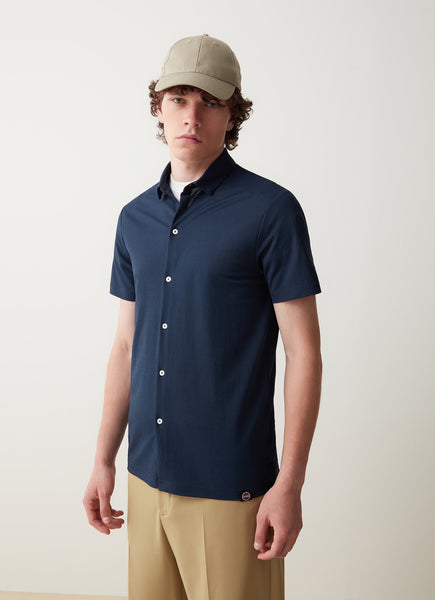 COLMAR Men's Cotton Jersey Shirt - Navy Blue