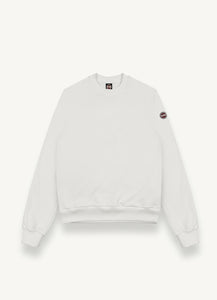 COLMAR Men's Solid Colour Crew-Neck Sweatshirt - White