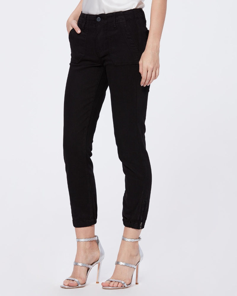 Paige Mayslie Jogger in Black Overdye