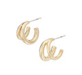 SOKO Dogo Huggie Hoop Earring in Gold