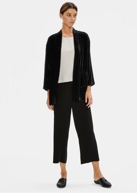 Eileen Fisher Kimono Jacket in Velvet