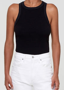 Citizens of Humanity Isabel rib tank in black