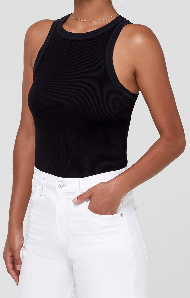 Citizens of Humanity Isabel rib tank in black