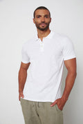 Velvet Men's Slub Polo - White