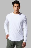 Good Man Brand LS Premium Jersey Crew Tee - White