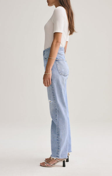 AGoldE 90's Mid Rise Loose Fit Jean in Captured