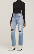 AGoldE 90's Mid Rise Loose Fit Jean in Major