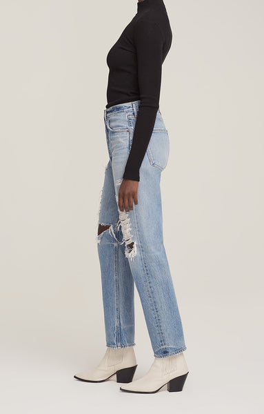 AGoldE 90's Mid Rise Loose Fit Jean in Major