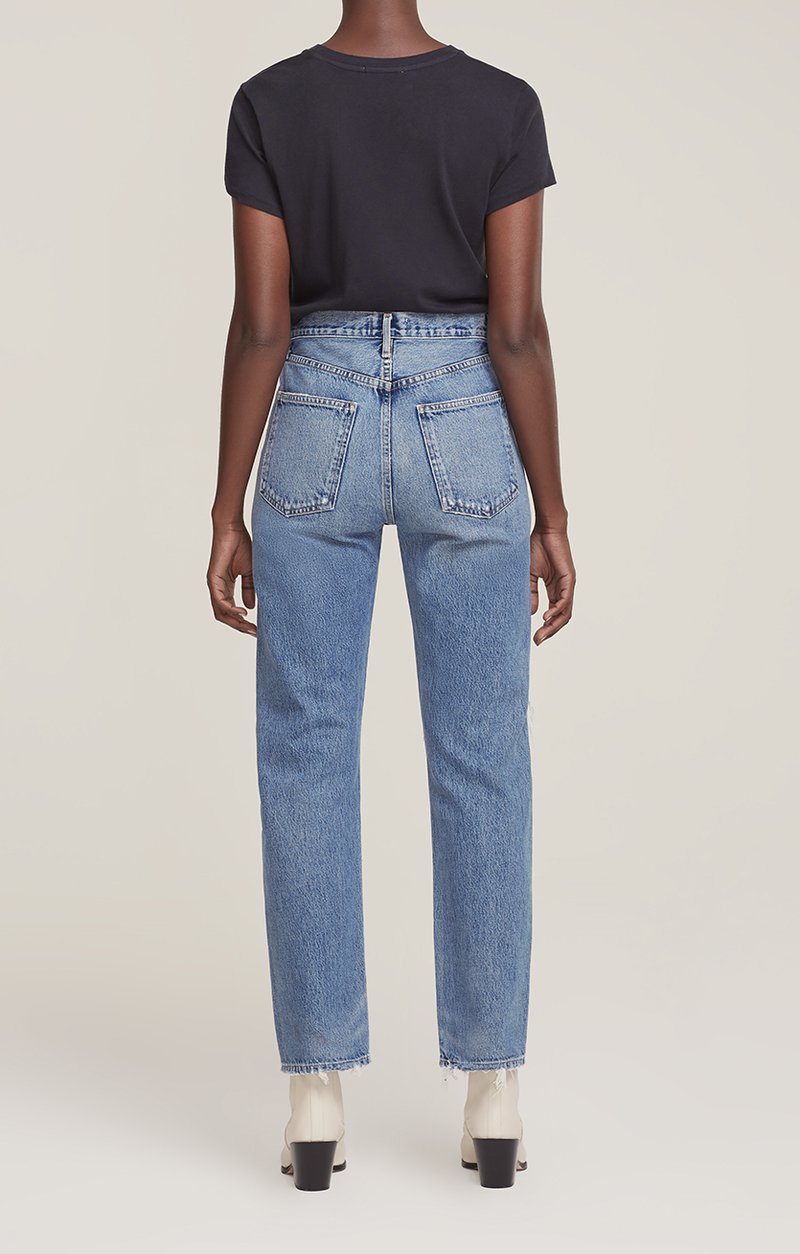 パンツ Agolde 90's pinch waist 25 AGOLDE - 90's Pinch Waist High Rise Straight Leg - Essence