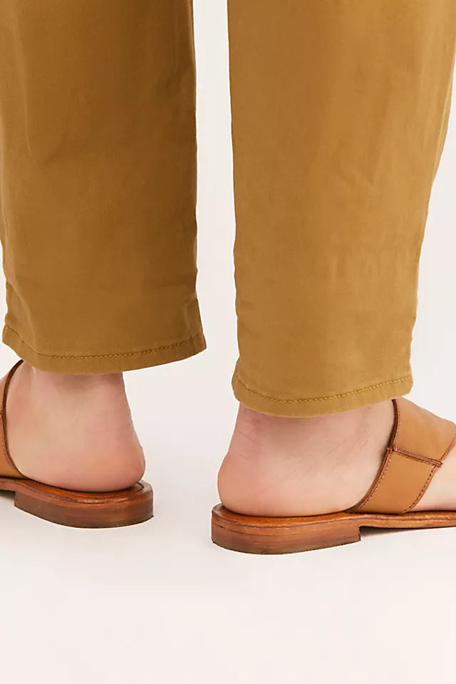 Free People Sant Antoni Slide Shoe in Saffron