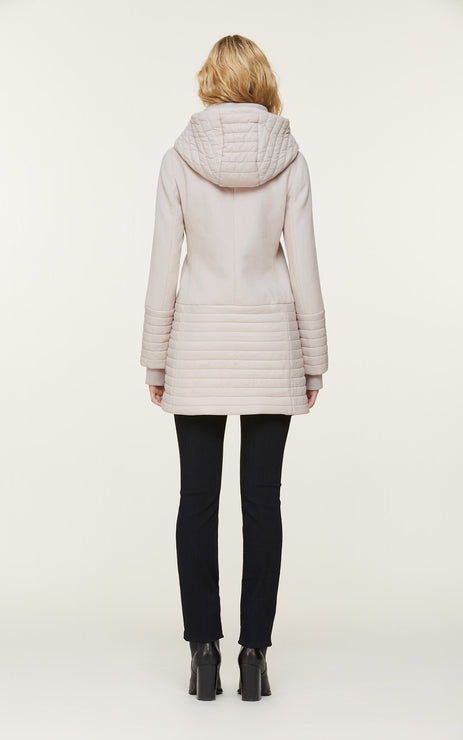 Soia&Kyo Avery-N Mixed Media Coat