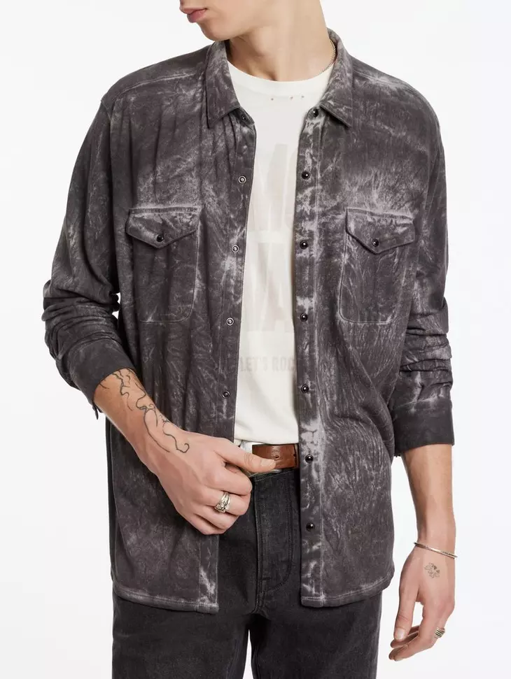 John Varvatos Arvon Shirt - Ash