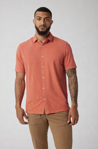 Good Man Brand Flex Pro Lite Solid Big On-Point Shirt - Burnt Brick